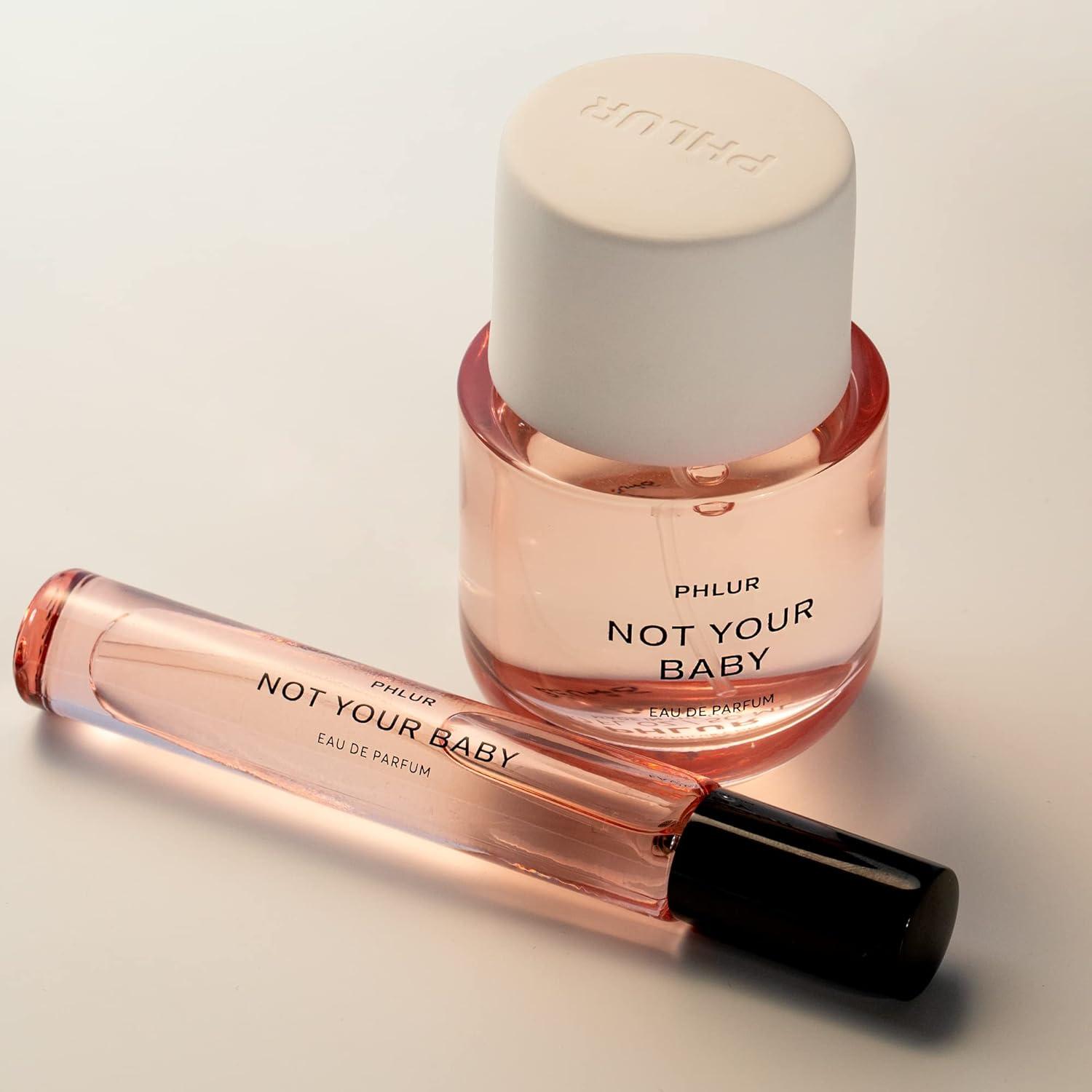 imagePHLUR Not Your Baby Eau de Parfum Travel Size Perfume Fragrance Spicy Floral Perfume with Cardamom Bergamot Sandalwood ampamp Vanilla 95mL50 mL Pack of 1