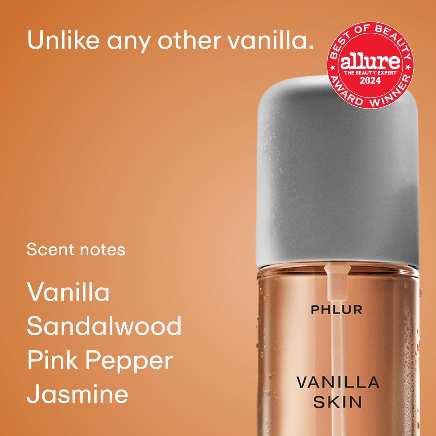 imagePHLUR Paradise Skin Set 75 Value Travel Size Body Mist Gift Set Peach Skin Vanilla Skin ampamp Beach Skin Travel Size Hair and Body Fragrance Mist Trio 3 x 3 fl ozSweet Skin Trio