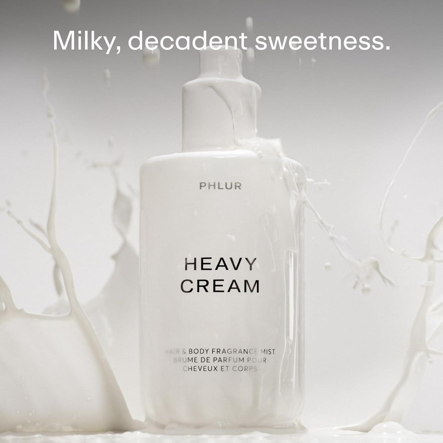 imagePHLUR Vanilla Smoke Body Mist Hair and Body Fragrance Mist Cashmere Vanilla Body Spray with Pink Pepper Bergamot Tonka Bean ampamp Incense 8 Fl OzHeavy Cream