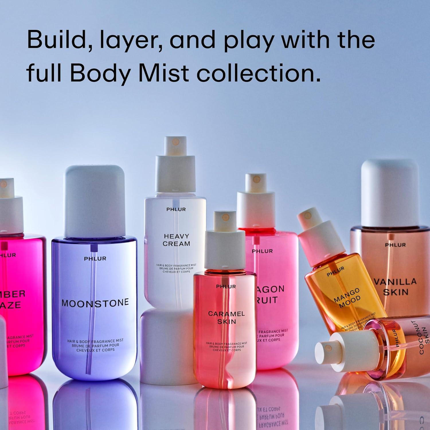 imagePHLUR Vanilla Smoke Body Mist Hair and Body Fragrance Mist Cashmere Vanilla Body Spray with Pink Pepper Bergamot Tonka Bean ampamp Incense 8 Fl OzHeavy Cream