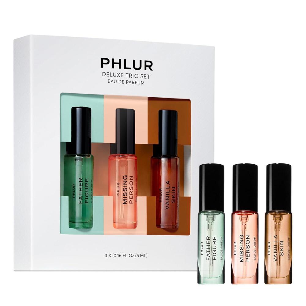 imagePHLUR Fragrance Discovery Set 2025  8pc Perfume Sample Set ft New Releases Vanilla Skin Rose Whip ampamp Golden Rule  2mL Mini Perfume Fine Fragrance Samples 8 x 2mLDeluxe Mini Trio