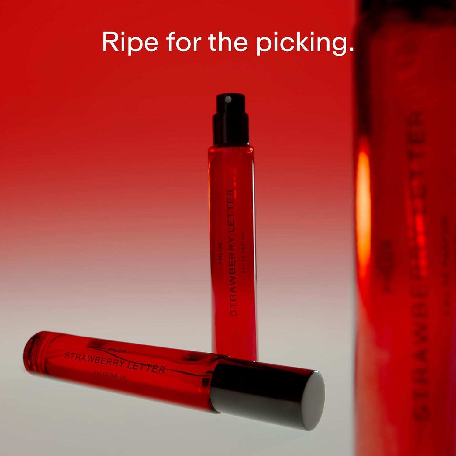 imagePHLUR Lost Cause Eau de Parfum Full Size Perfume for Women ampamp Men Fragrance Fresh Woody Floral Perfume with Bergamot Apple Jasmine ampamp Vanilla Orchid 50mLStrawberry Letter